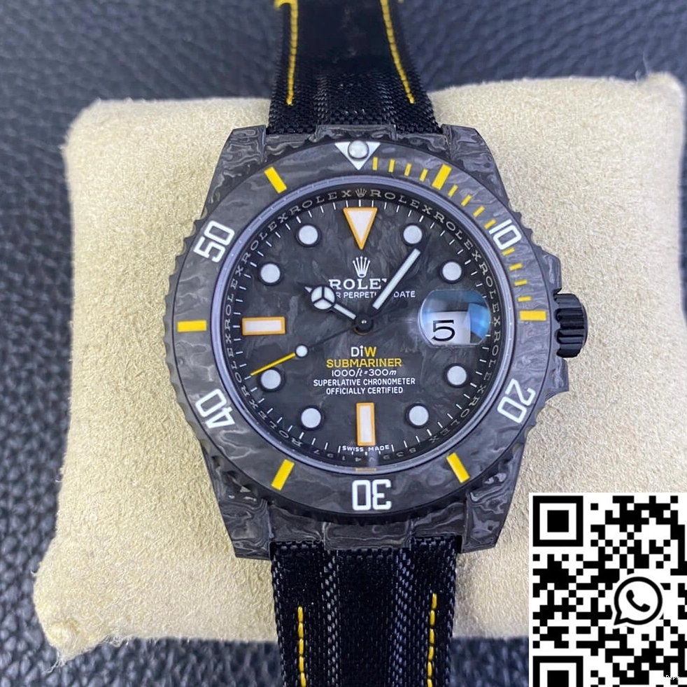 Submariner Carbon DIW Bezel Factory VS Black Fiber Rolex 0506